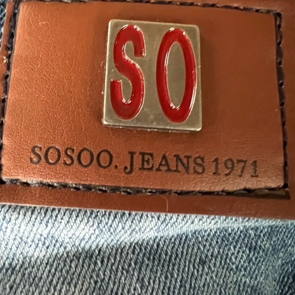 SOSOO‎ jeans 1971 Vintage men’s paint splatter jeans 38 - Picture 7 of 8